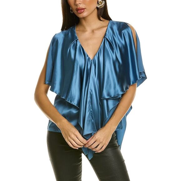 LANVIN Tops - LANVIN Ruffle Blouse